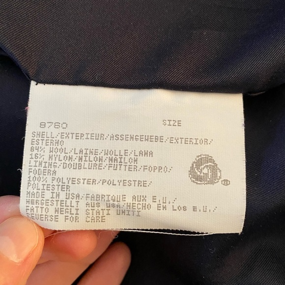 Vintage Woolrich Size Womens Medium Aztec Print Wool Chore Coat Shawl Collar - Picture 7 of 11